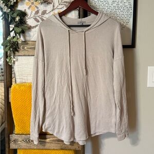 Charlotte Russe Cozy Beige Hoodie